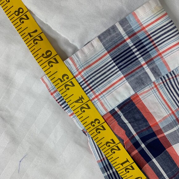 Nautica Men’s Long Sleeve Red & Blue Checked Shirt – Size Large - Picture 14 of 14